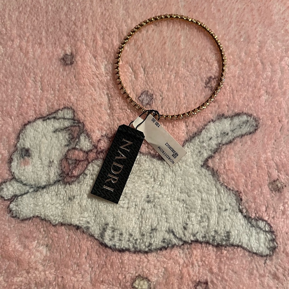 Nadri 18k gold plated cubic zirconia bracelet